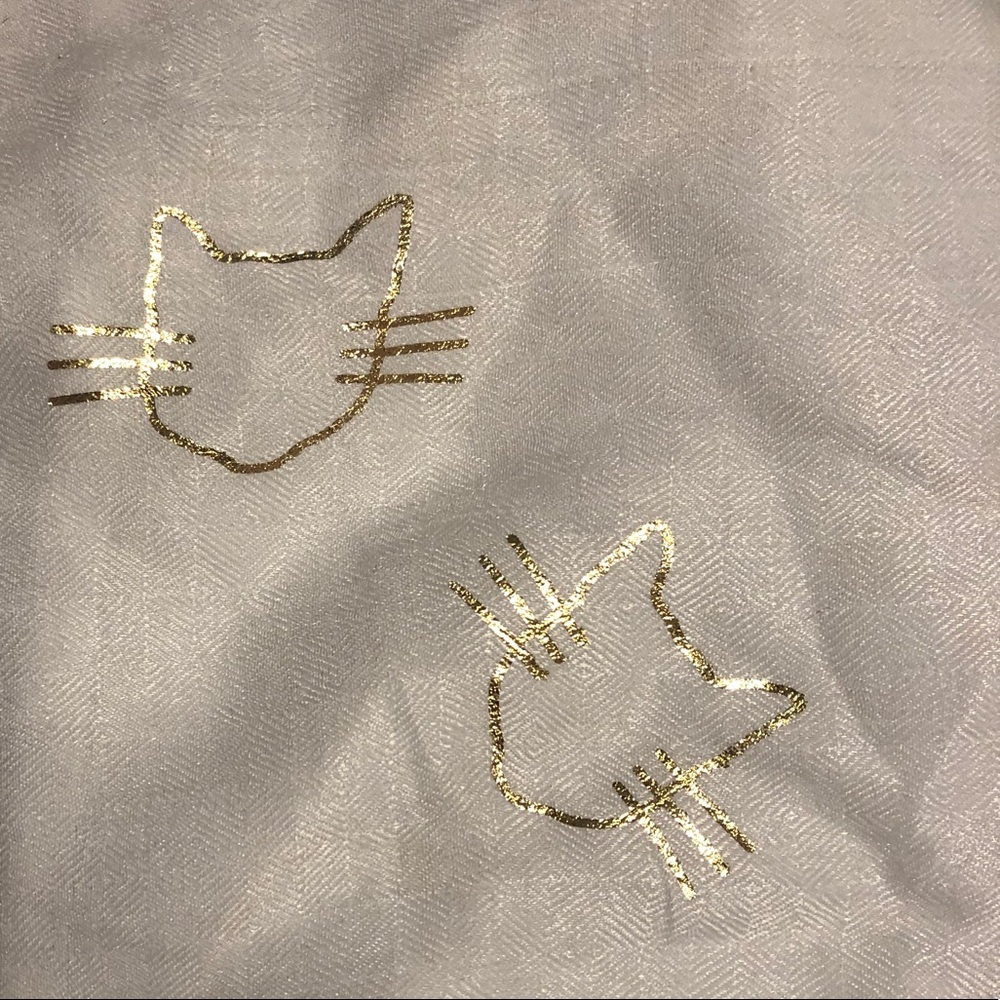 Charming Charlie’s cat scarf. New with tags.